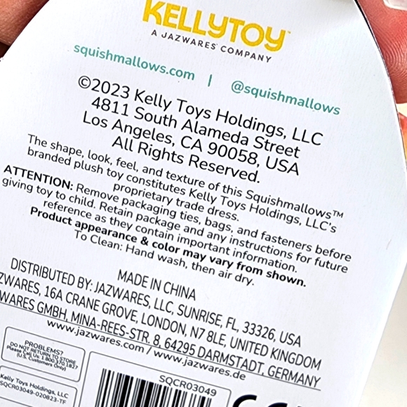 MARJORIE 🐁 SELECT SERIES Naked Mole Rat Original Squishmallow by Kellytoy NWT - Picture 8 of 8